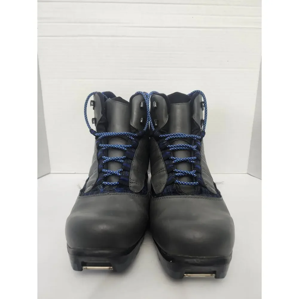 Trak NNN Cross Country Ski Boots Vintage Grey Blue Men's Size 12 Nordic Shoes